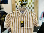 Premium Cotton Stripe Half Shirt